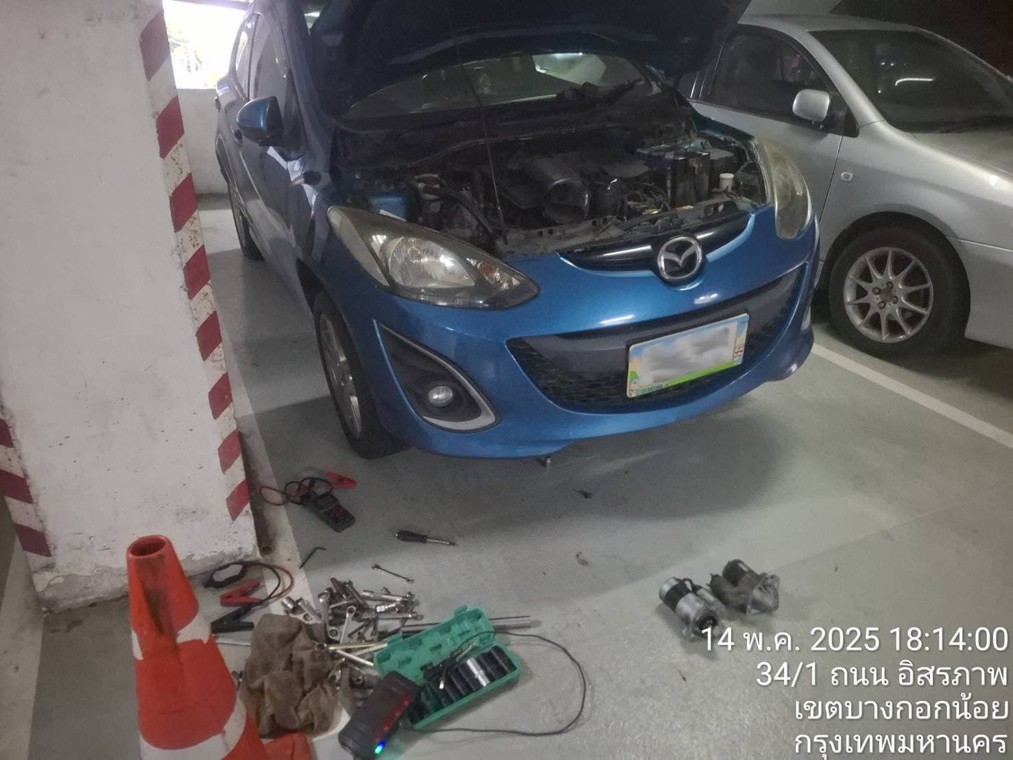 ผลงานบริการปะยางนอกสถานที่ Nang Service ภาพที่ 23 - บริการซ่อมยางรถยนต์มืออาชีพ 24 ชั่วโมง